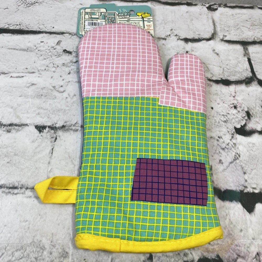 Blue Q Oven Mitt Lets Eat Your Feelings NEW Funny Cotton Kitchen Baking Bake